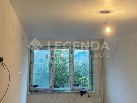 Натяжные потолки в 3 большие комнаты (48.85 м²)