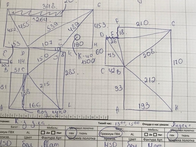 Натяжные потолки с обходом вытяжек 