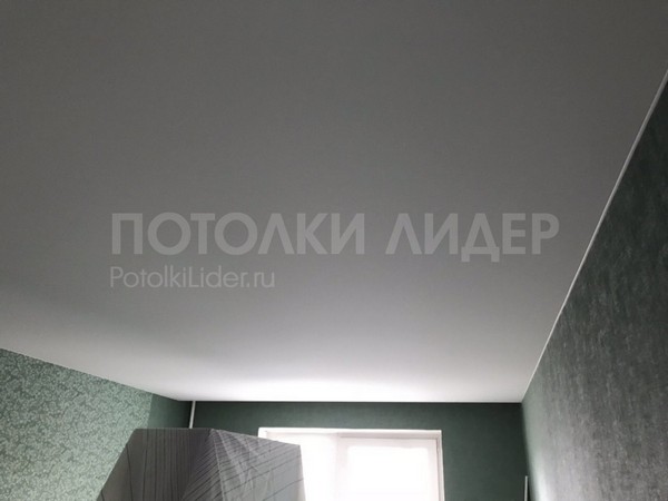 Тканевый натяжной потолок в гостиной &ndash; Фото 4