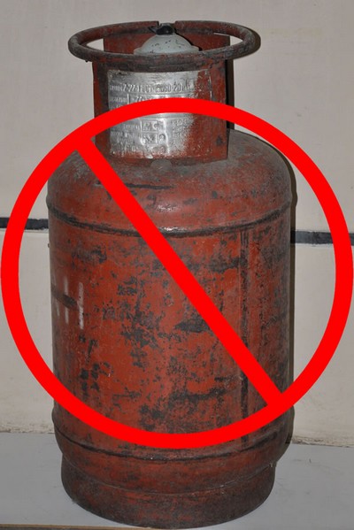 Газовый балон металлический