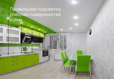 Подсветка рабочей зоны на кухне - Фото 1