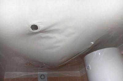 Перегретое полотно - похоже на полотно, с которого только что слили воду, но оно уже никогда не вернётся в исходное состояне