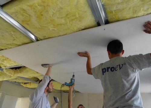 Можно крепить закладные для светильников к гипсокартону