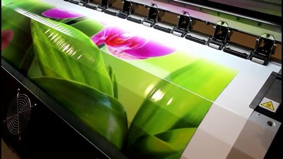 Экосольвентная печать на натяжном потолке